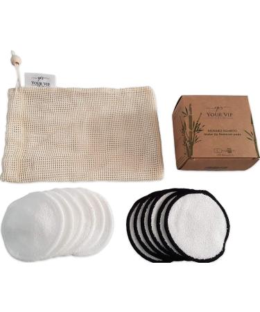 Buy Your VIP Skin Washable Slighting Pads | 12 Reusable Organic Cotton & Bamboo Pads - Eco-Friendly Sustainable and Perfect for All Skin Types - Buy Online on GoSupps.com