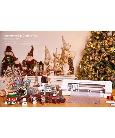 XINART StandardGrip Cutting Mat for Silhouette Cameo - 12x12 inch, 3 Pack - Craft Vinyl Replacement Mats - Buy Online on GoSupps.com