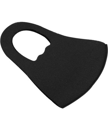 Washable Reusable Kids Black Face Mask Dustproof Mouth Cover Covering For Boys Girls Children Outdoors Indoors Cycling Ski Protection 1 Black - Buy Online on GoSupps.com