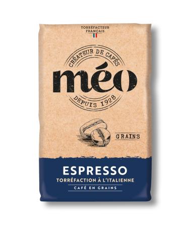 Caf s M o en Grains Espresso - Torr faction l'Italienne - en Pack de 6 sachets de 1 KG - Niveau de torr faction fonc