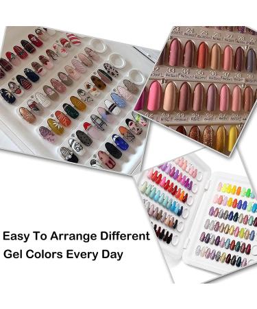 Nail Display Diagram Book - 120 Colors Removable Nail Color Swatch Palette for Professional Use - Buy Online on GoSupps.com