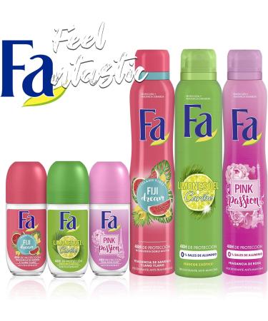 Fa Deodorant Roll-On Pink Passion 50 ml - Buy Online on GoSupps.com
