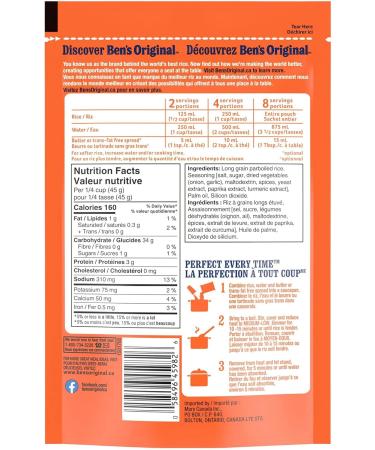 BEN'S ORIGINAL NATURAL SELECT Spanish Style Rice Side Dish 397g pouch Spanish Style 397 g (Pack of 1) - Buy Online on GoSupps.com