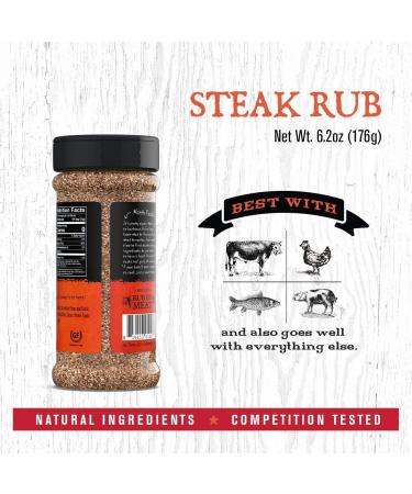 Rufus Teague Rub Steak 6.2oz - Premium Seasoning Blend (Pack of 1) - Buy Online on GoSupps.com