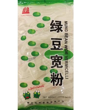 () Mung Bean broad Been Threads Crystal Noodle -Vermicelli, Wide 6.34 oz (Pack of 3)