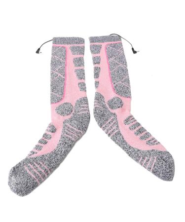 Electric Heating Socks Multifunction Foot Warmer Socks Elastic for Elderly in Cold Weather