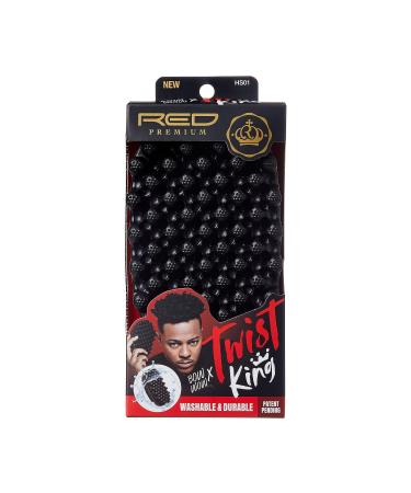 Red by Kiss Bow Wow X Twist King Luxury Twist Styler Washable and Durable Twist Brush for Afro Curl Original
