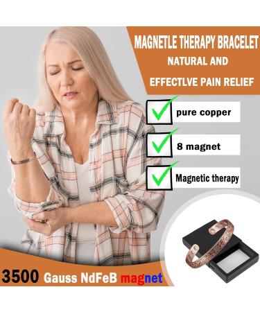 Shop Vintage Magnetic Copper Bracelets for Women - Arthritis Relief Jewelry with Magnets | CPB-0005AB - Buy Online on GoSupps.com