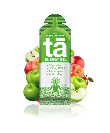 TA ENERGY - Energy Gel - Apple Crumble x24 - Energy - Sodium - BCAA - Antioxidants - Ideal during sports activities 133Kcal