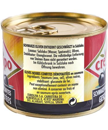 Crespo Pitted Candied Black Olives 85g net drained box - Buy Online on GoSupps.com