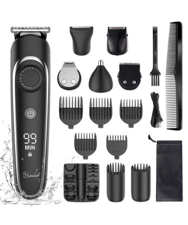 Hatker Bartschneider Hair cutter Men's hair clipper Nursing Saleser Razor Surrend Nose Ohr body Precision trimmer GROOMER IPX7 Waterproof 6 In 1 - Buy Online on GoSupps.com