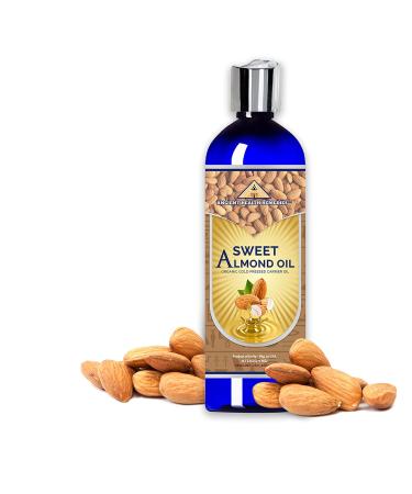 All-Natural Cold Pressed Sweet Almond Carrier Oil - Bulk Wholesale for Skin & Hair Care | Ancient Health Remedies (1 oz - Buy Online on GoSupps.com