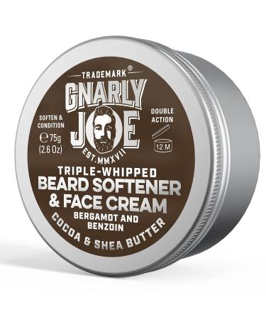 Gnarly Joe Beard Softener and Face Cream. Triple-Whipped Cocoa and Shea Butter. Leave-In Overnight. 75 ml (Bergamot and Benzoin 75 ml)