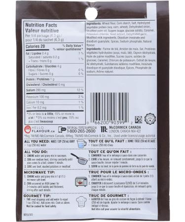 Club House Dry Sauce/Seasoning/Marinade Mix Brown Gravy Less Salt 25g Case Pack 18 Count - Buy Online on GoSupps.com
