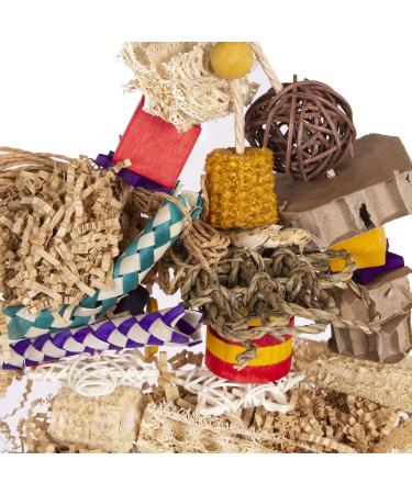 HappyBird Shred Clutter Toy - Best Shredder for Parakeets & Small Parrots | Chewing Fun for Happy Birds - Buy Online on GoSupps.com