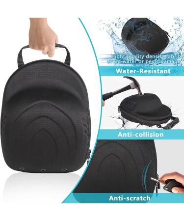 Glamgen Hard Hat Case with Adjustable Shoulder Strap - Hat Carrier Travel Case with 6 Baseball Caps for Women and Men - Buy Online on GoSupps.com