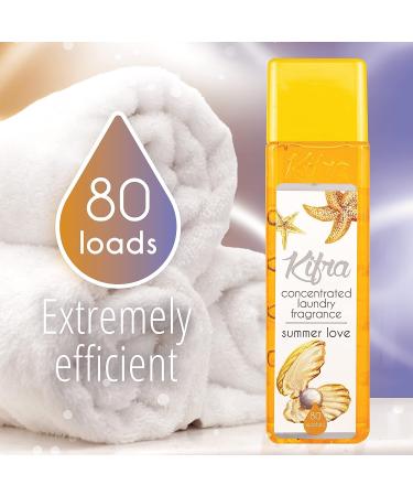 KIFRA SUMMER LOVE Concentrated Laundry Fragrance 200ml - 80 Washes - Buy Online on GoSupps.com