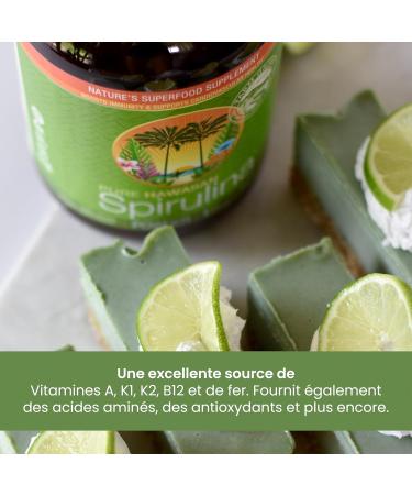 Nutrex Hawaii Pure Hawaiian Spirulina 454g Vegan Powder Gluten Free Soy Free Vegetarian - Buy Online on GoSupps.com