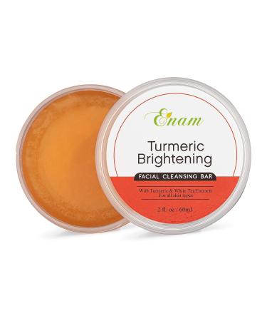 Enam Turmeric Brightening Facial Cleansing Bar | Natural Glow & Gentle Moisturizing Cleanser - Shop Internationally - Buy Online on GoSupps.com