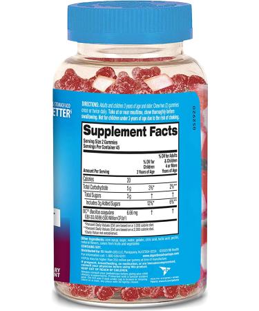 Schiff Digestive Advantage Probiotic Gummies - 90 Natural Fruit Flavor Gummies for Digestive Health - Buy Online on GoSupps.com