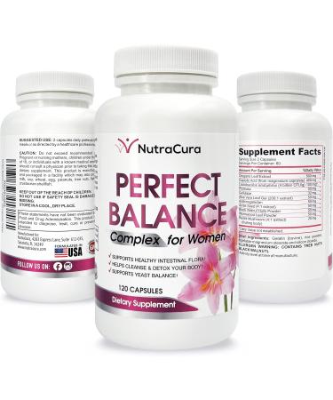 Perfect Balance Complex for Women - Vaginal Health Dietary Supplement - Freshen pH - 2 Month Supply - International Shipping Available - Buy Online on GoSupps.com