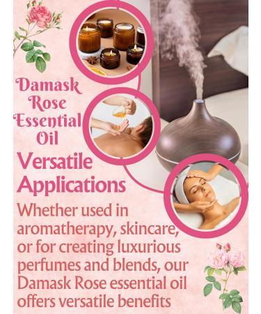 Bulgarian Damask Rose Essential Oil - 100% Pure Therapeutic Grade - Undiluted Natural 10ml | Buy Online International Shipping - Buy Online on GoSupps.com
