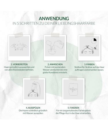 Logona Herbal Hair Color - Vegan Chestnut Brown Powder with Organic Henna | Natural & Nourishing | 100g - Buy Online on GoSupps.com