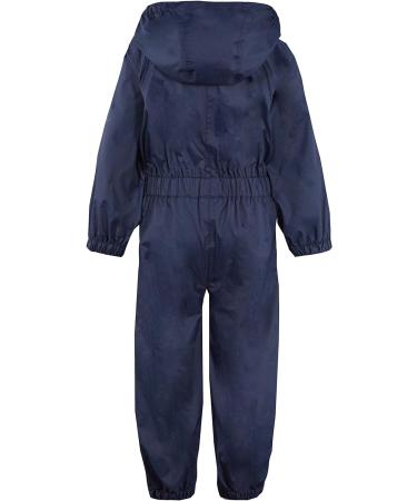 Metzuyan Unisex Baby Waterproof Puddle Rainsuit All-In-One 18-24 Months Navy - Buy Online on GoSupps.com