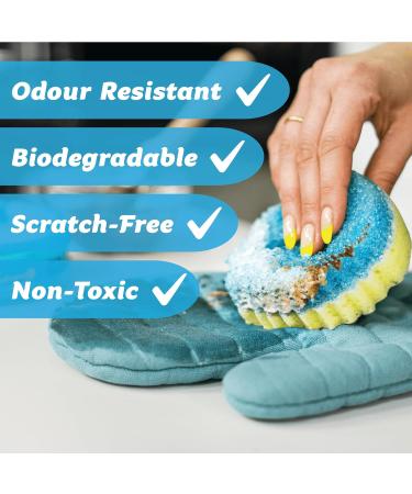 Scrub Daddy Powerase Gel Fabric Stain Remover - Multipurpose Upholstery Cleaner for Fabric & Leather Sofa Furniture & Carpet Stain Remover for Old Stains Mattress Cleaning Incl. Scrub Mommy Sponge 160 g (Pack of 1) - Buy Online on GoSupps.com