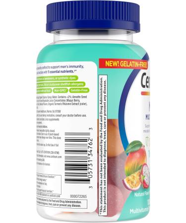 Centrum Men's Multivitamin Gummies Immune Energy Healthy Appearance Support 100 Count 50 Day Supply Vitamin Fruit 100 Count (Pack of 1) - Buy Online on GoSupps.com