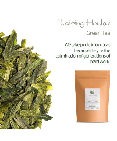 Taiping Houkui Monkey Chief Tee - Premium Chinese Green Tea 25g | Authentic Tai Ping Hou Kui Bio Green Tea - Buy Online on GoSupps.com