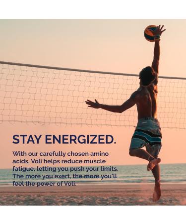Voli Energy - Santa Barbara Citrus Clean Energy Supplement | 100mg Caffeine from Green Tea | No Artificial Sweeteners | 15 Servings (Pack of 1 - Buy Online on GoSupps.com