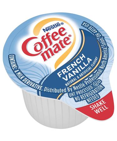 Nestle Coffee mate French Vanilla Liquid Creamer Singles - 180 Count Box (Pack of 1) | Non-Dairy, No Refrigeration - Buy Online on GoSupps.com