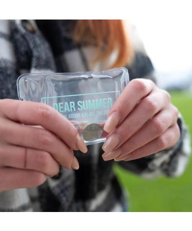 Fissure Original Hand Warmer - Reusable Mini Gel Pocket Warmer for Outdoor Activities & Winter Accessories | 10x6.5cm Summer White - Buy Online on GoSupps.com