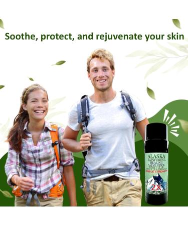 Alaska Rainforest 2X Salve Stick - Natural Dry Skin & Joint Relief | Soothing Body & Hand Salve with Alaskan Devil s Club Oil - Buy Online on GoSupps.com