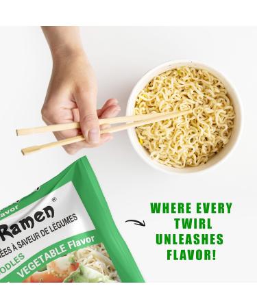 Club Supreme Ramen Instant Noddle - Vegetable Noodles 85G (Pack of 12) 1.02 Kg - Cooks In 3 Minutes White - Buy Online on GoSupps.com