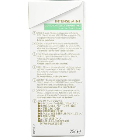SPECIAL.T by Nestl Intense Mint Green Tea - Box of 10 Capsules - 25g - Buy Online on GoSupps.com