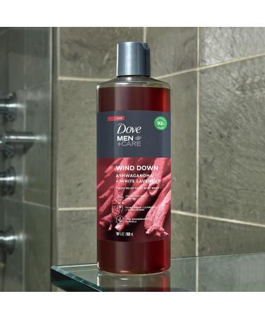 Dove Men+Care Wind Down Ashwagandha & White Lavender Face + Body Wash 18 oz - 4 Pack - Buy Online on GoSupps.com