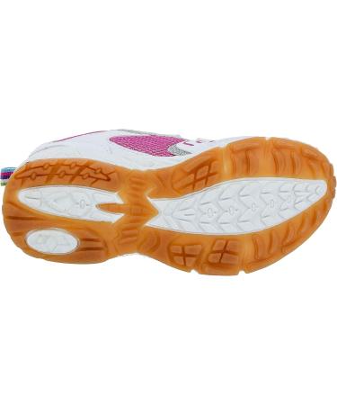 Lico Girl's Silverstar V Fitness Shoes - White Pink Silver - Size 30 EU - Premium International Shipping - Buy Online on GoSupps.com