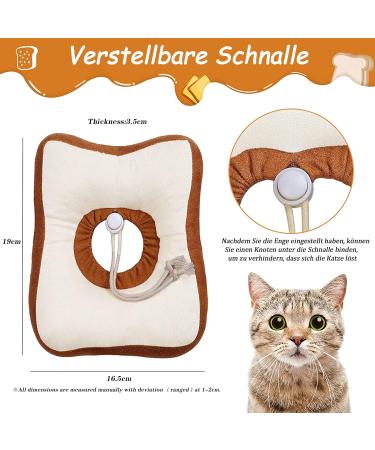 Mayumay Adjustable Cat Collar - Soft Healing Necker Cone for Kittens & Cats | Wound Recovery & Protection - Buy Online on GoSupps.com