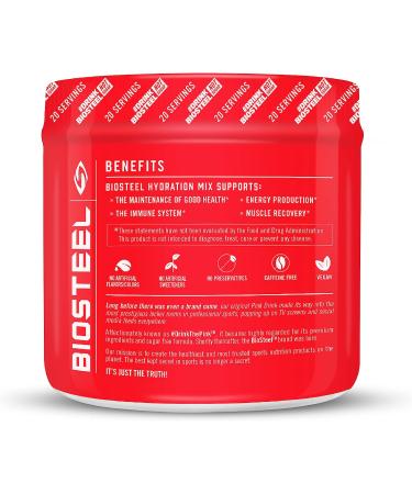 BioSteel Hydration Mix Sugar-Free with Essential Electrolytes Mixed Berry - 20 Servings Pack of 1 - Buy Online on GoSupps.com