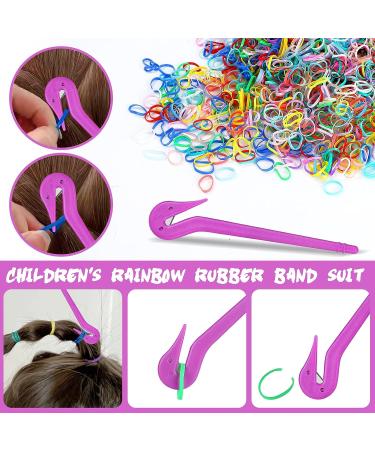 2000pcs Wooyaya Scrunchies for Hair | 24 Color Disposable Rubber Band Scrunchie Set | Elastic Hair Ties for Girls with Auxiliary Tools | 24 Compartments Box - Buy Online on GoSupps.com