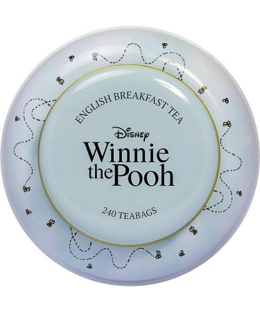 New English Teas Winnie the Pooh & Tigger Tea Caddy with 240 English Breakfast Teabags - Buy Online on GoSupps.com