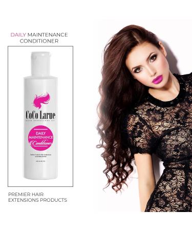 Coco La Rue Daily Maintenance Hair Conditioner - Increases Shine and Luster- Vitamins A & E and Proteins- Best For Hair Extensions- Improve Hair Appearance 8oz (1pack) Maintenance Hair Conditioner (1-Pack) - Buy Online on GoSupps.com
