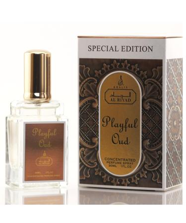 Maison d'Orient PLAYFUL OUD 30 mL Rich Agarwood & Amber Blend with Distinctive Pepper & Rose | Unisex Bold Not for the Faint-Hearted | Caution: Strong Scent Profile