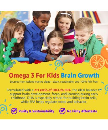 Nextdia Calm Focus Magnesium with Omega 3 Gummies Age 4+ & Kids Multivitamin Gummies - Buy Online on GoSupps.com