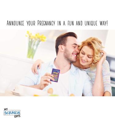 Buy My Scratch Offs: 5 Adult Scratch Off Lotto Cards | Fun Pregnancy Announcement - Triple 7s Jackpot - Buy Online on GoSupps.com