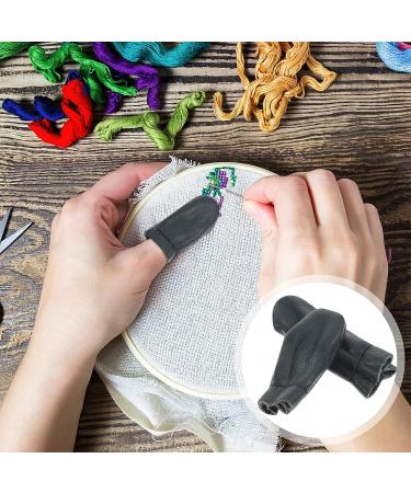 Healifty Needle Felting Leather Finger Protector Gloves - 6PCS Random Color - Craft Tools for Hand Sewing and Needlework - Buy Online on GoSupps.com