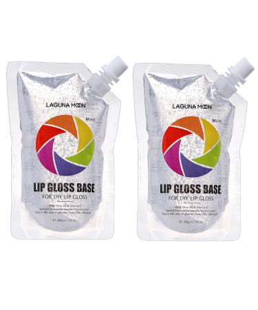 Clear Lip Gloss Base for DIY Lip Gloss Making Kit - 14.1oz Versagel with Olive Oil & Vitamin E for Smooth Hydrated Moisturized Lips - Fragrance-Free Safe for Sensitive Skin Small Business Supplies 2-Pack (14.1oz) | Gl...