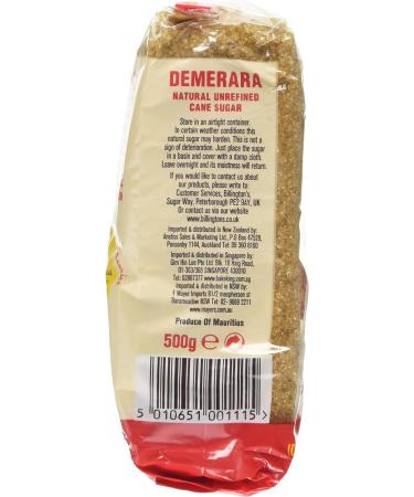 Billington's Demerara Natural Unrefined Cane Sugar 500g - Premium Quality Sweetener - Buy Online on GoSupps.com